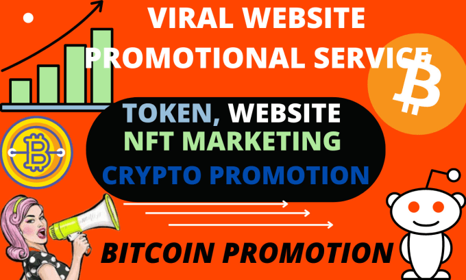 Gig Preview - Promote and advertise website, nft, token, crypto, coin, opensea ico or any link