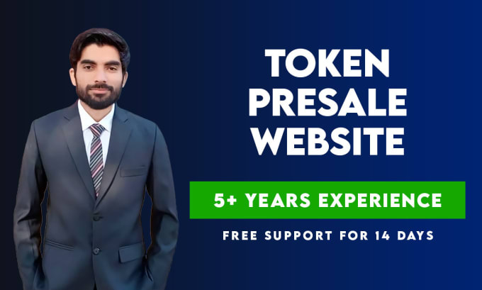 Gig Preview - Create token presale website with smart contract integration