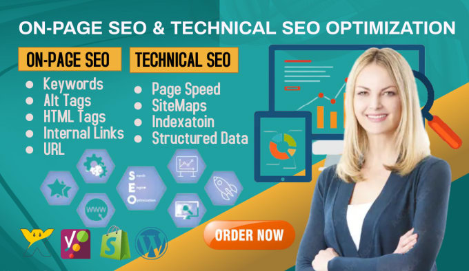 Gig Preview - Do on page and technical SEO optimization