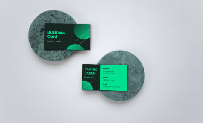 Gig Preview - Design 4 stunning elegant stylish and minimal business card