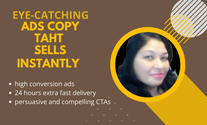 Gig Preview - Write an eye catching facebook ads copy that sells instantly