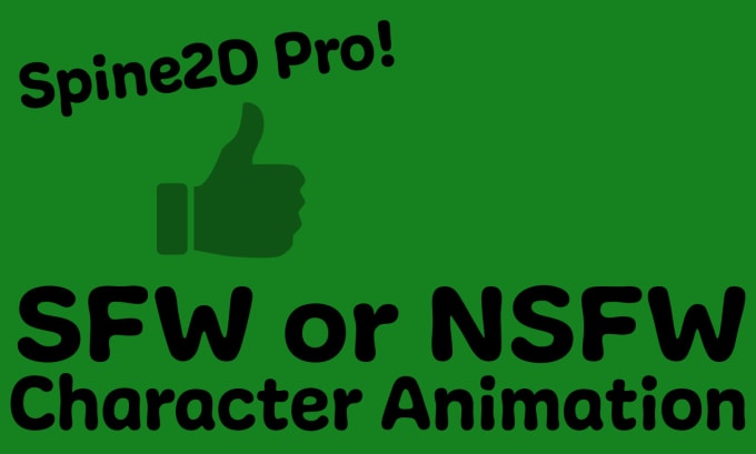 Bestseller - animate sfw and nsfw 2d character art with spine pro asap