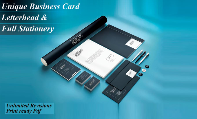 Gig Preview - Unique business card letterhead and full stationery