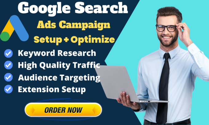 Gig Preview - Setup and optimize google search ads PPC campaigns