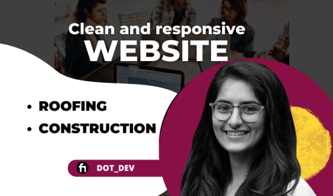 Gig Preview - Create a construction or roofing company wordpress website