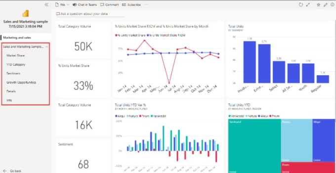 Gig Preview - Create a professional report or dashboard in power bi