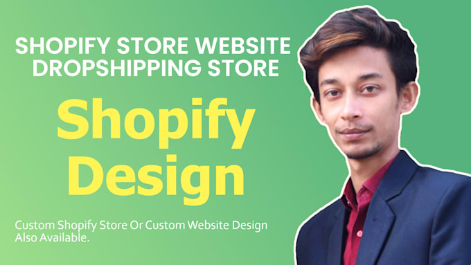 Bestseller - create shopify store, design shopify website, shopify dropshipping website