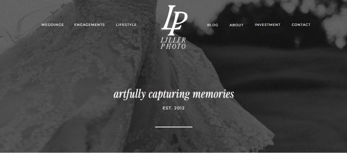 Gig Preview - Design photography portfolio website, wedding website on wix and squarespace