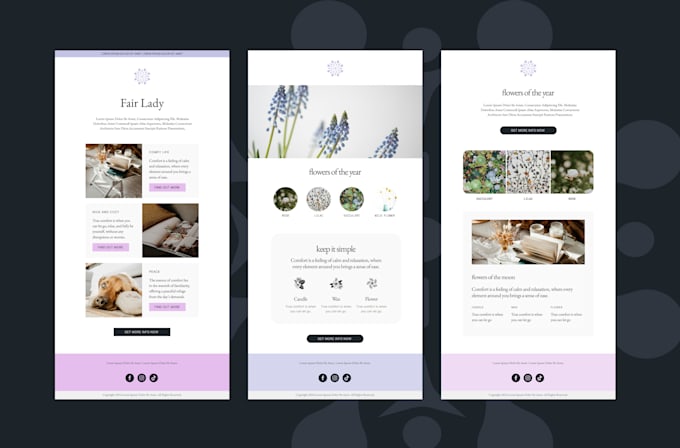 Gig Preview - Design and develop html email template or signature