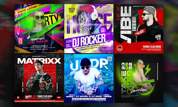 Gig Preview - Design dj flyer, club flyer or event flyer