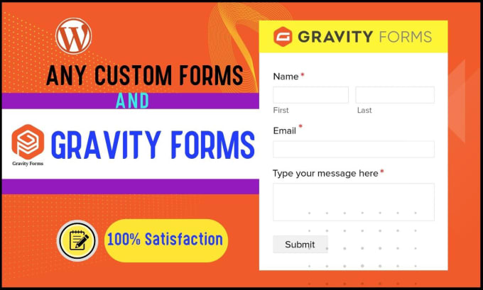 Gig Preview - Any custom wordpress contact form gravity forms or jotform design 24 hours