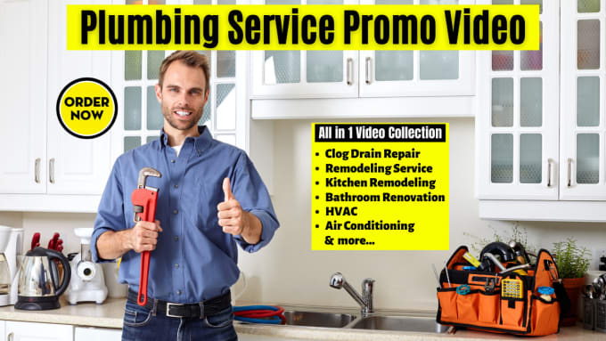 Gig Preview - Do plumber video or plumbing service video, plumber website design