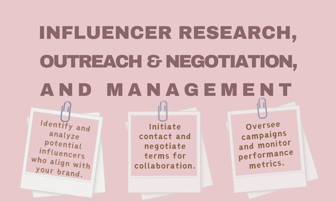 Bestseller - do instagram influencer research, outreach, and management