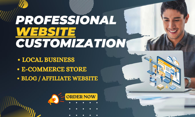 Gig Preview - Develop or customize your professional website