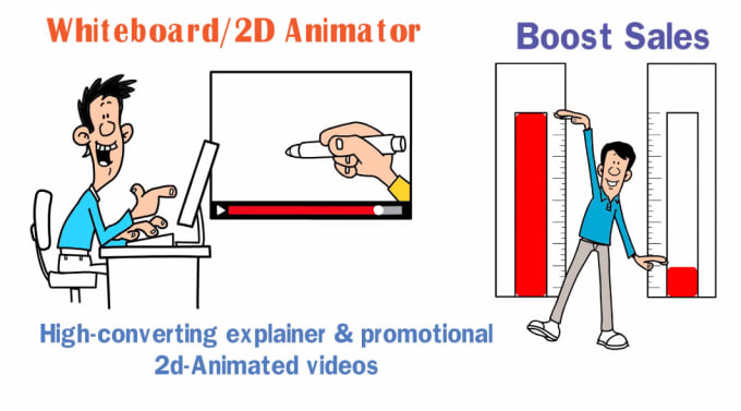 Gig Preview - Create professional whiteboard animation explainer video