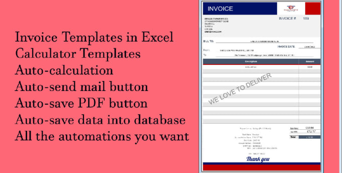 Gig Preview - Create quote templates in excel and google sheets