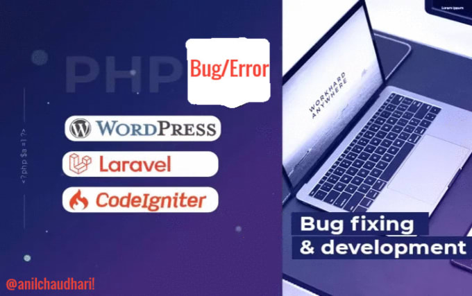 Gig Preview - Fix or develop any react,PHP,laravel,wordpress website