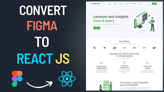 Gig Preview - Convert your figma design to html, css and react components