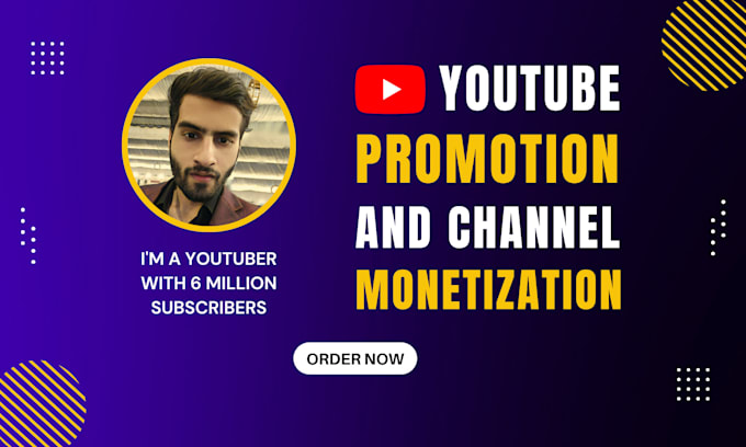 Gig Preview - Do organic youtube promotion for channel monetization