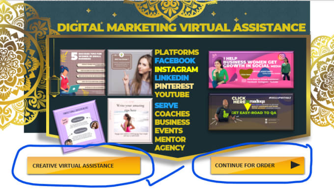 Gig Preview - Be skilled virtual assistant for digital marketing agency , social media manager