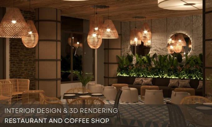 Gig Preview - Interior design and 3d render your commercial project