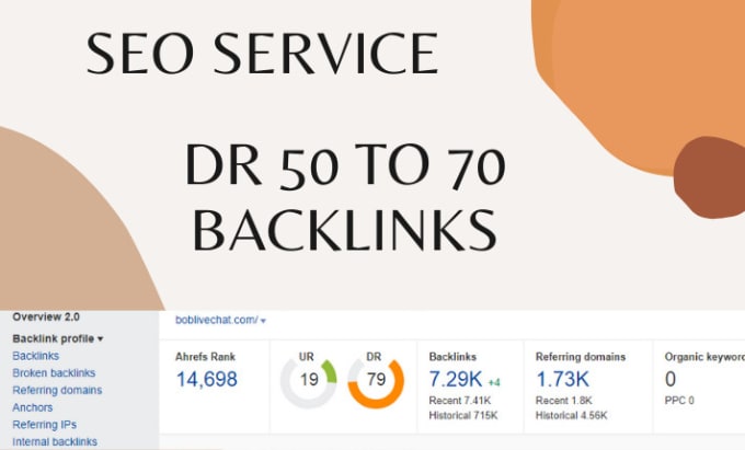 Gig Preview - Provide high DR backlinks for ranked your website