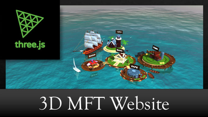 Gig Preview - Build 3d nft website with threejs perfectly