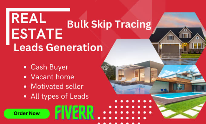 Gig Preview - Do real estate lead generation with skip tracing in bulk