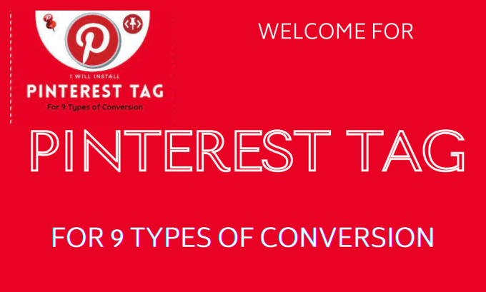 Gig Preview - Install pinterest tag  for conversions tracking, setup shop catalog