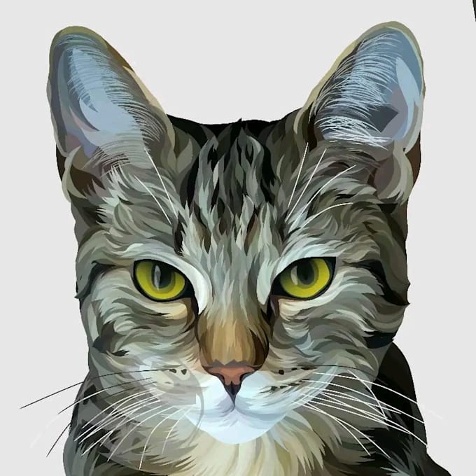 Gig Preview - Draw your animal into a realistic vector within 24 hours