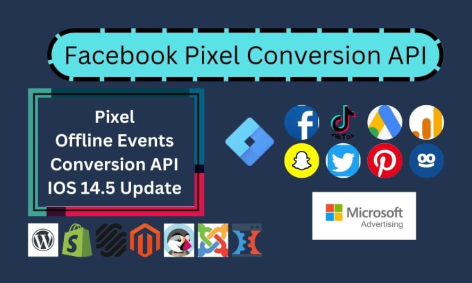 Gig Preview - Setup facebook pixel conversion API google analytics server tracking with GTM