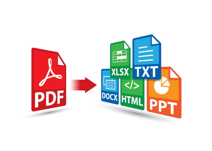 Gig Preview - Convert all your PDF files to any desired format