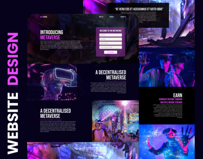 Gig Preview - Create modern landing page design