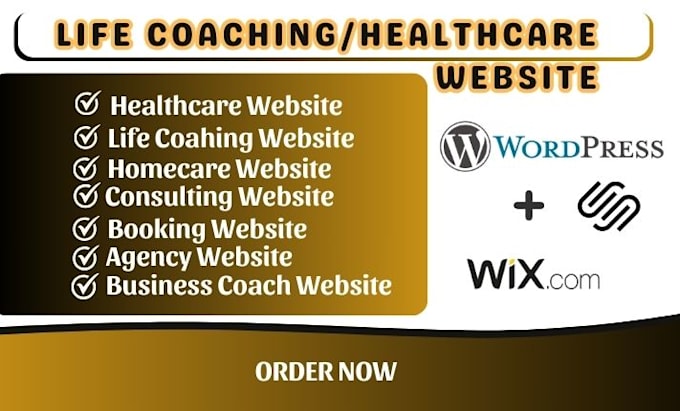 Bestseller - design healthcare, life coaching website, homecare, consulting, booking website