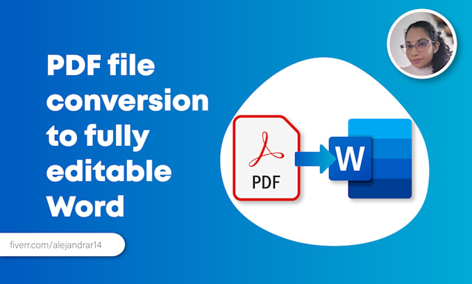 Gig Preview - Convert your pdf into perfectly editable word documents