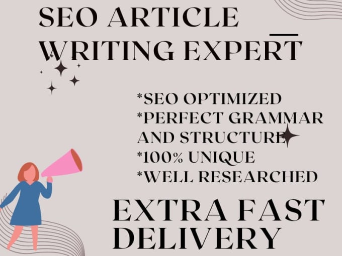 Bestseller - do SEO article writing and blog posts