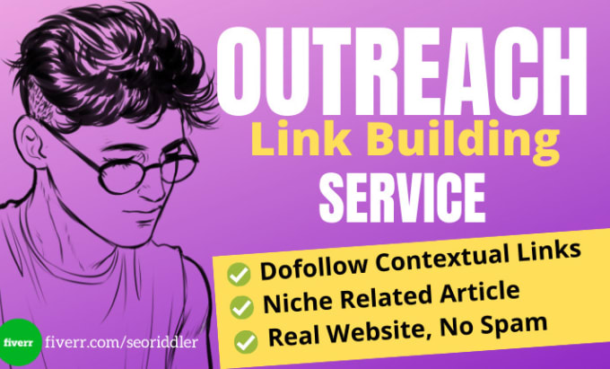 Gig Preview - Build manual backlinks with blogger outreach high quality link building service