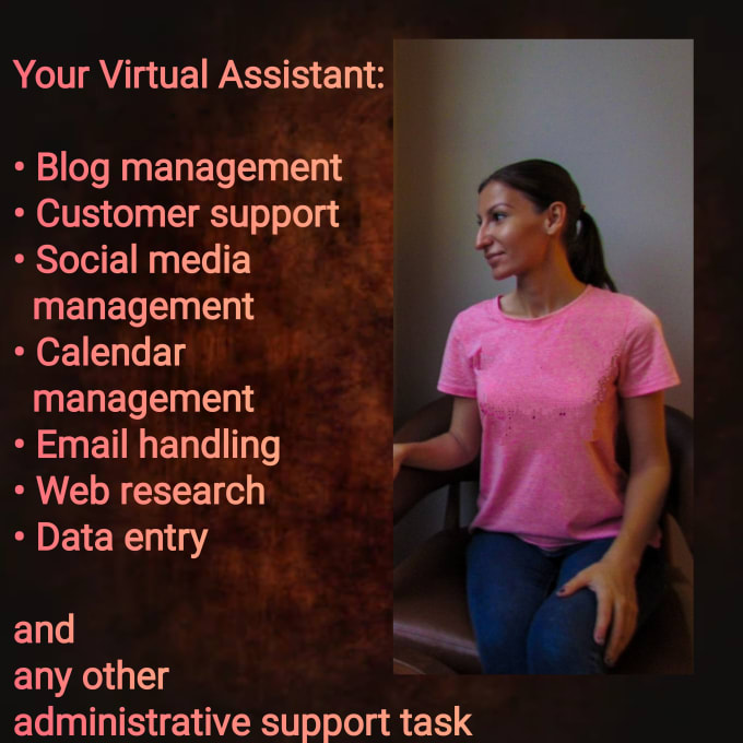 Gig Preview - Be your personal administrative virtual assistant