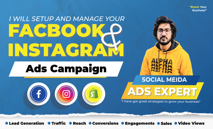 Gig Preview - Create set up and manage facebook ads and instagram ads campaigns