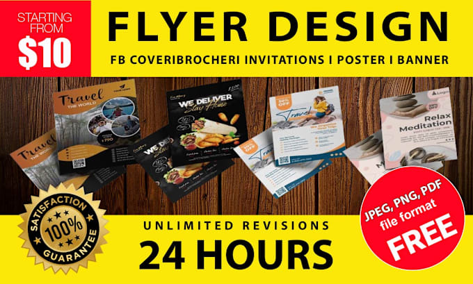 Gig Preview - Design professional flyer, poster, brochure in 24 hours