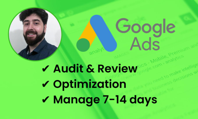 Gig Preview - Audit and optimize your google ads adwords PPC campaign