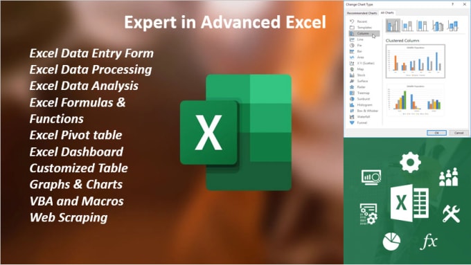 Gig Preview - Clean data, visualize data and design dashboard in excel