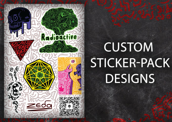 Gig Preview - Create custom stickers designs