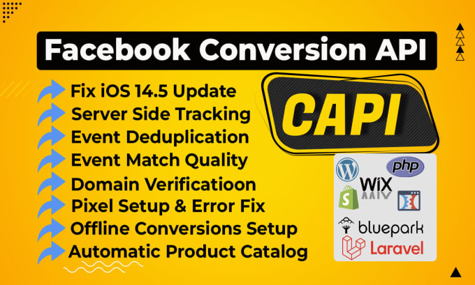 Gig Preview - Fix meta facebook conversion API with GTM for ecommerce tracking and others