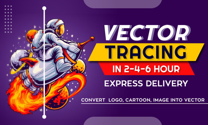 Gig Preview - Vector tracing, vector illustration, convert image to vector