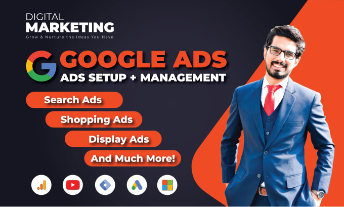 Gig Preview - Our agency will setup, manage, and optimize your google ads, adwords, PPC campaigns