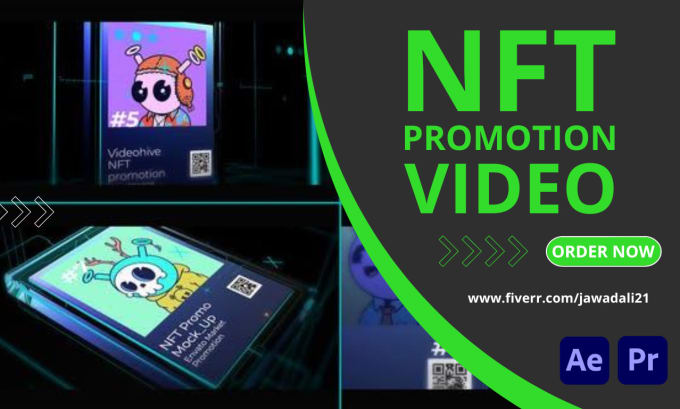 Gig Preview - Make nft art promo video