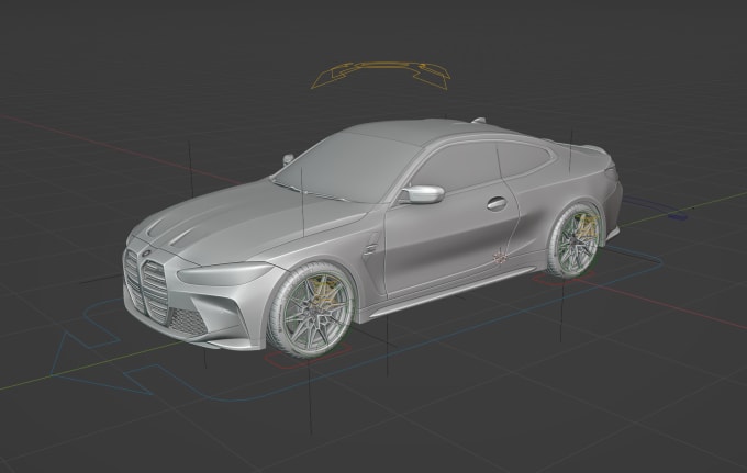 Gig Preview - Rig a car in blender