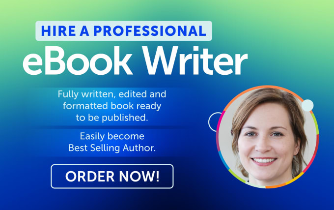 Gig Preview - Be your professional ebook writer and ghostwriter