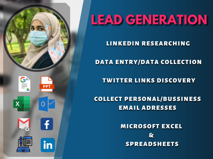 Gig Preview - Do lead generation, data mining, data scraping, data entry